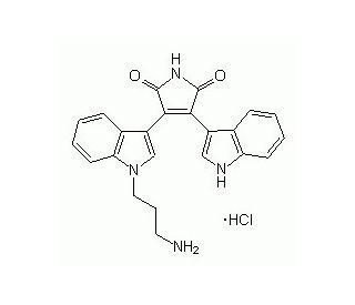 Bisindolylmaleimide III, Hydrochloride - chemical structure image