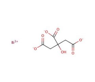 Bismuth(III) citrate (CAS 813-93-4) - chemical structure image