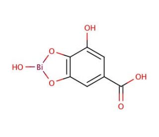 Bismuth(III) gallate basic (CAS 99-26-3) - chemical structure image