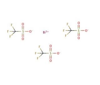 Bismuth(III) trifluoromethanesulfonate (CAS 88189-03-1) - chemical structure image