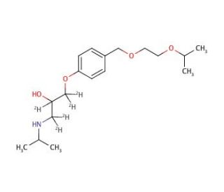Bisoprolol-d5 - chemical structure image