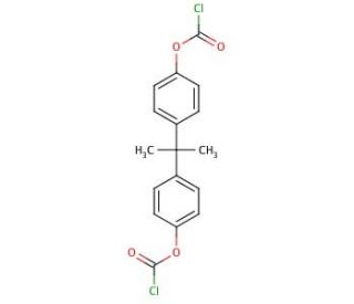 Bisphenol A bis(chloroformate) (CAS 2024-88-6) - chemical structure image