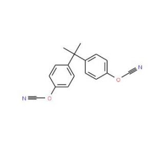 Bisphenol A cyanate ester (CAS 1156-51-0) - chemical structure image