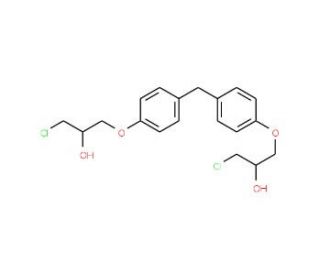 Bisphenol F bis(3-chloro-2-hydroxypropyl) ether - chemical structure image