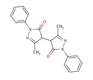 Bispyrazolone (CAS 7477-67-0) - chemical structure image