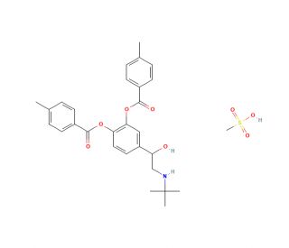 Bitolterol Mesylate (CAS 30392-41-7) - chemical structure image