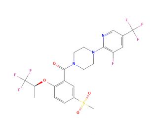 Bitopertin (CAS 845614-11-1) - chemical structure image