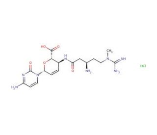 Blasticidin S HCl solution (CAS 3513-03-9) - chemical structure image