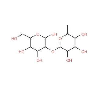 Blood group H disaccharide (CAS 16741-18-7) - chemical structure image