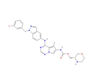 BMS-599626 (CAS 714971-09-2) - chemical structure image