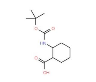 Boc-1,2-cis-ACHC-OH (CAS 63216-49-9) - chemical structure image