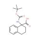 Boc-1-amino-1,2,3,4-tetrahydro-naphthalene-1-carboxylic acid (CAS 898404-93-8) - chemical structure image