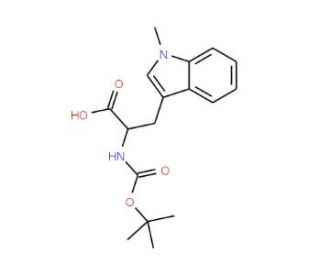 Boc-1-methyl-DL-tryptophan - chemical structure image