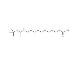Boc-11-Aun-OH (CAS 10436-25-6) - chemical structure image