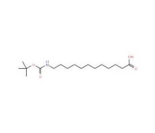 Boc-12-Ado-OH (CAS 18934-81-1) - chemical structure image