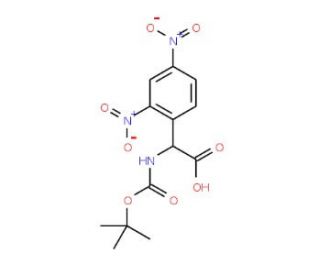 Boc-2,4-dinitro-DL-phenylglycine - chemical structure image