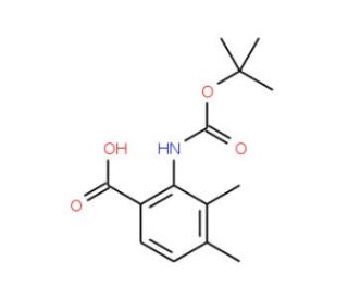 Boc-2-amino-3,4-dimethylbenzoic acid - chemical structure image