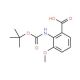 Boc-2-amino-3-methoxybenzoic acid - chemical structure image