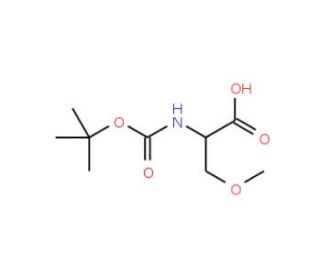Boc-2-amino-3-methoxypropionic acid - chemical structure image