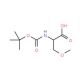Boc-2-amino-3-methoxypropionic acid - chemical structure image