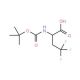 Boc-2-amino-4,4,4-trifluorobutyric acid - chemical structure image