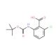 Boc-2-amino-6-chlorobenzoic acid (CAS 616224-61-4) - chemical structure image