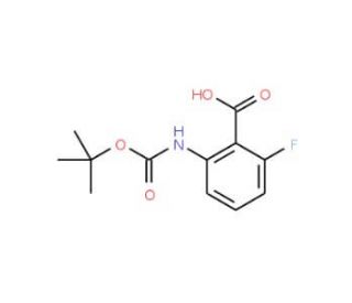 Boc-2-amino-6-fluorobenzoic acid - chemical structure image