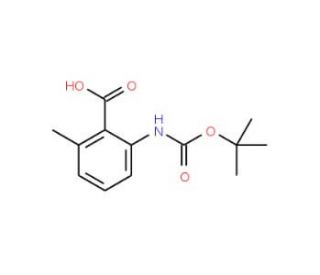 Boc-2-amino-6-methylbenzoic acid - chemical structure image