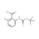 Boc-2-amino-6-methylbenzoic acid - chemical structure image