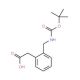 Boc-2-aminomethyl-phenylacetic acid (CAS 40851-66-9) - chemical structure image