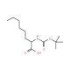 Boc-2-aminooctanoic acid - chemical structure image