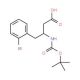 Boc-2-bromo-D-beta-homophenylalanine (CAS 765263-36-3) - chemical structure image
