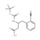 Boc-2-cyano-L-beta-homophenylalanine (CAS 270065-83-3) - chemical structure image