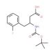 Boc-2-fluoro-L-beta-homophenylalanine (CAS 218608-99-2) - chemical structure image