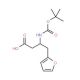 Boc-(2-furyl)-D-β-homoalanine (CAS 270596-33-3) - chemical structure image