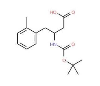 Boc-2-methyl-L-beta-homophenylalanine (CAS 270062-90-3) - chemical structure image