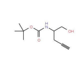 Boc-2-Propargyl-L-glycinol (CAS 763122-73-2) - chemical structure image