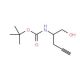 Boc-2-Propargyl-L-glycinol (CAS 763122-73-2) - chemical structure image