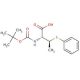 Boc-(2R,3S)-2-amino-3-(phenylthio)-butanoic acid - chemical structure image