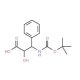 Boc-(2R,3S)-3-phenylisoserine (CAS 145514-62-1) - chemical structure image