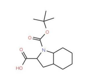 Boc-(2S,3aS,7aS)-Octahydro-1H-indole-2-carboxylic acid (CAS 109523-13-9) - chemical structure image