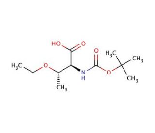 Boc-(2S,3S)-2-amino-3-ethoxybutanoic acid - chemical structure image