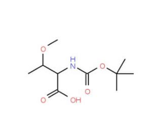 Boc-(2S,3S)-2-amino-3-methoxybutanoic acid (CAS 48068-25-3) - chemical structure image