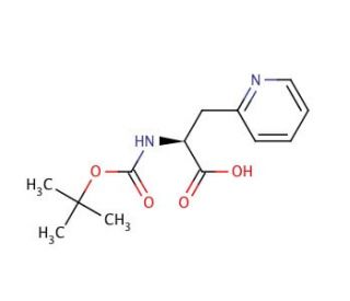 Boc-3-(2-pyridyl)-Ala-OH (CAS 71239-85-5) - chemical structure image