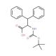 Boc-3,3-diphenyl-D-alanine (CAS 117027-46-0) - chemical structure image