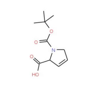 Boc-3,4-dehydroPro-OH (CAS 51154-06-4) - chemical structure image
