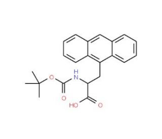 Boc-3-(9-anthryl)-L-alanine (CAS 332065-09-5) - chemical structure image