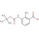 Boc-3-amino-2-methylbenzoic acid - chemical structure image