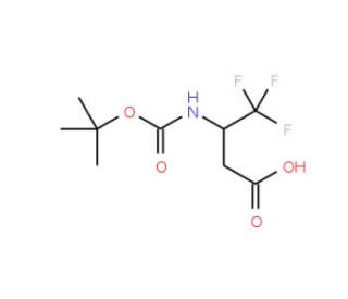 Boc-3-amino-4,4,4-trifluoro-butyric acid - chemical structure image