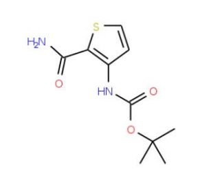 Boc-3-amino-thiophene-2-carboxamide - chemical structure image